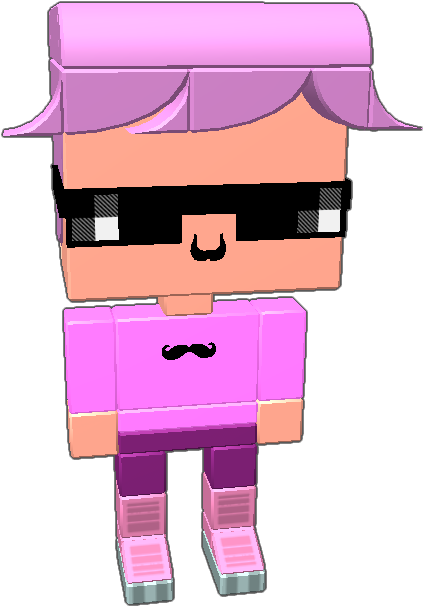 Youtube, Being Cool, Minecraft, Pink Sheep - Cartoon (768x768), Png Download