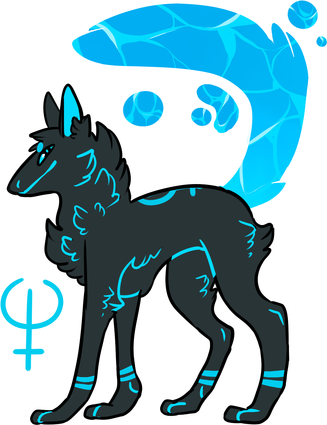 Water Monster I Guess (1207x1575), Png Download