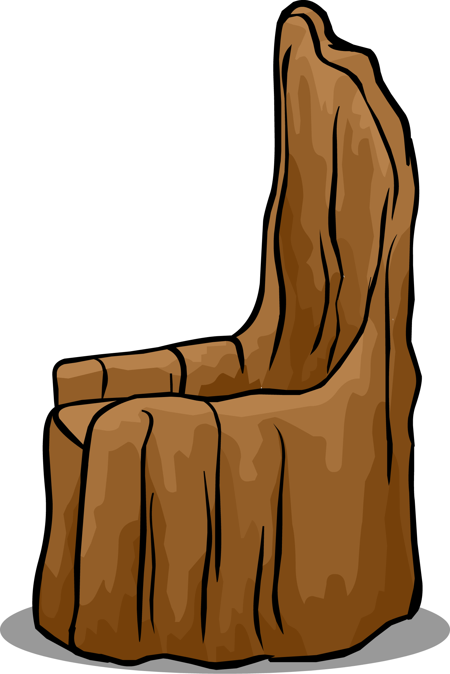Tree Stump Chair Sprite 007 - Couch (1513x2263), Png Download