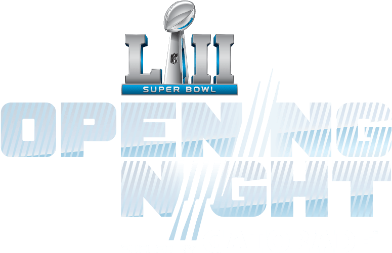 Super Bowl Opening Night Fueled By Gatorade - Super Bowl 52 Opening Night (1280x720), Png Download