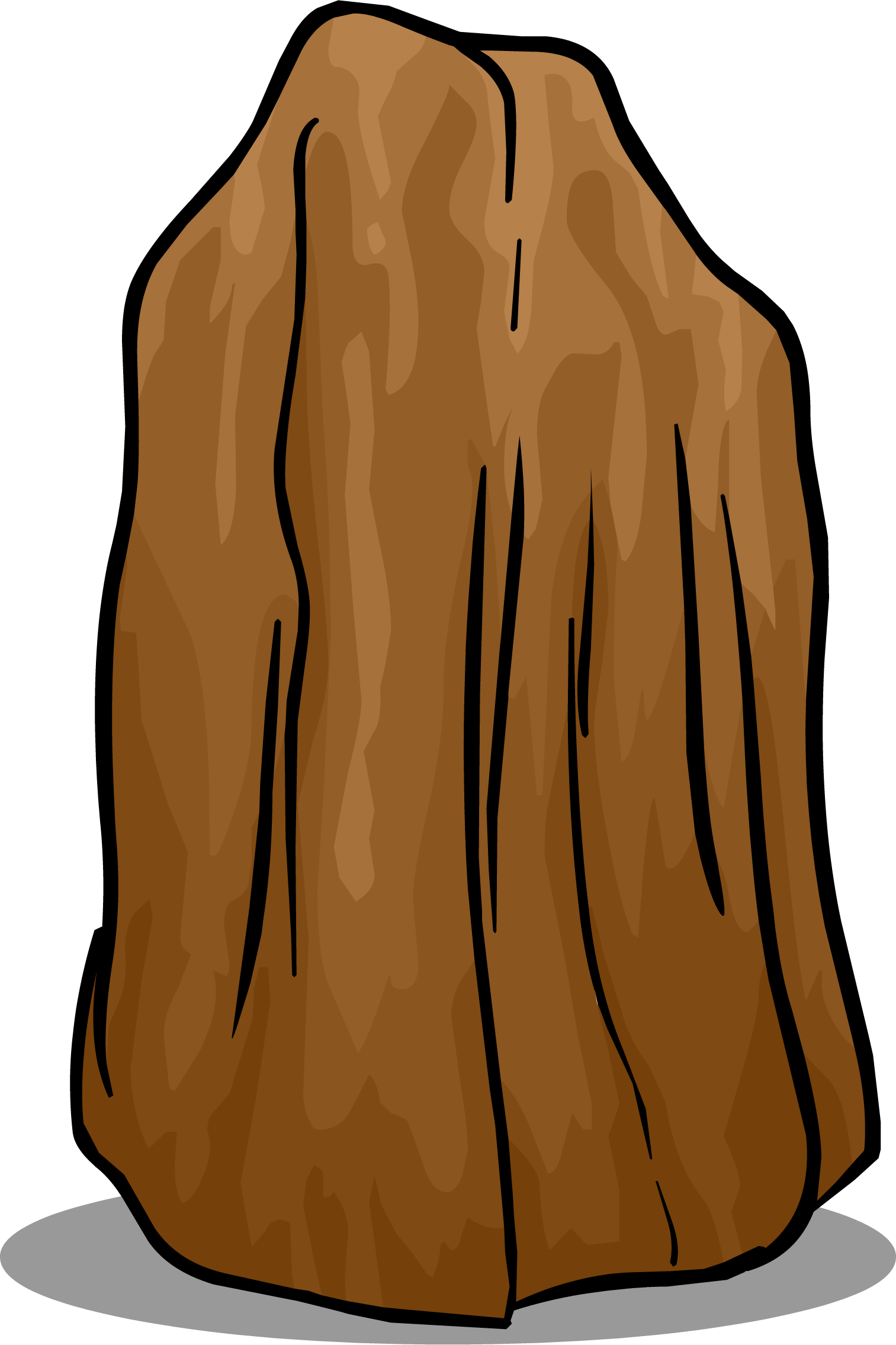 Tree Stump Chair Sprite 005 - Furniture (1513x2269), Png Download