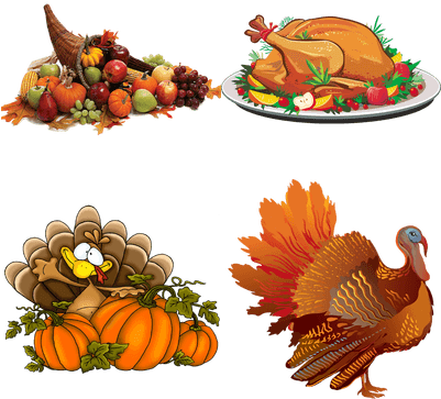 Clip Art For Thanksgiving (400x400), Png Download
