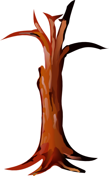 Tree Trunk Png Tree Trunk Clipart Png - Tree Trunk Vector Png (372x598), Png Download