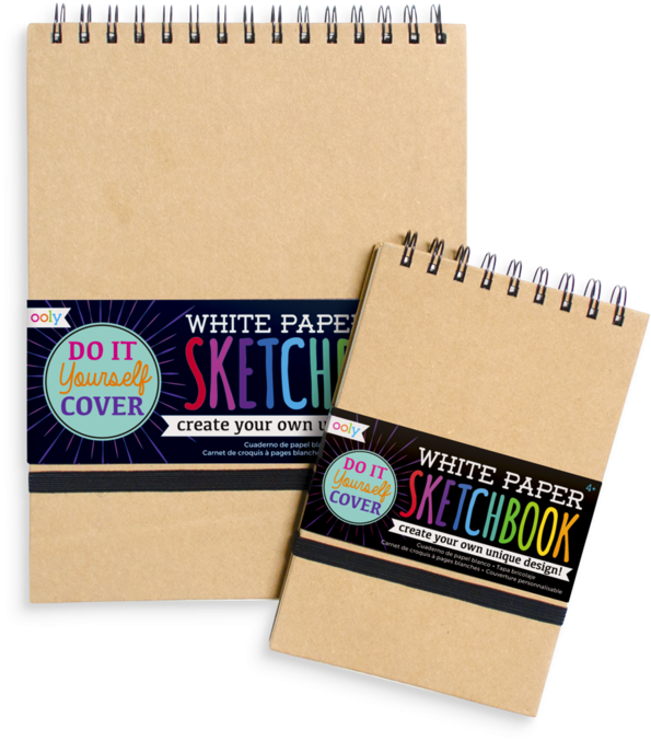 White Diy Cover Sketchbook Sketchbook Transparent Free Transparent