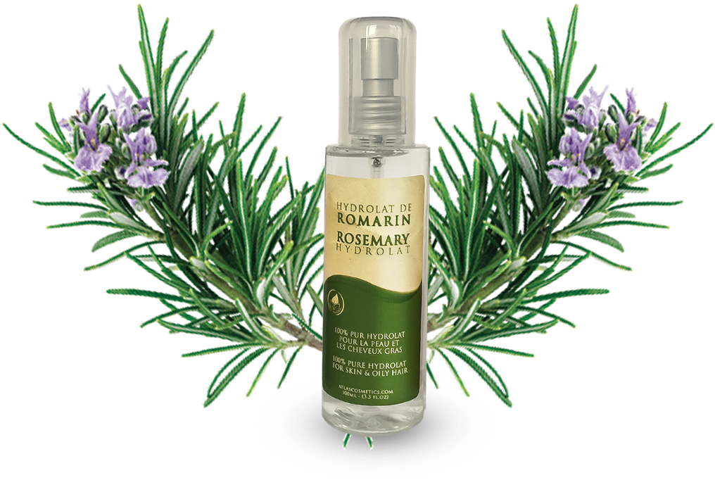 Azoor Rosemary Floral Water Hydrolat By Atlas Cosmetics - Herbal Distillate (1217x900), Png Download