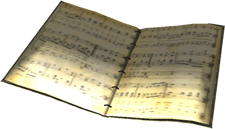Sheet Music Book - Music Book Png (882x524), Png Download