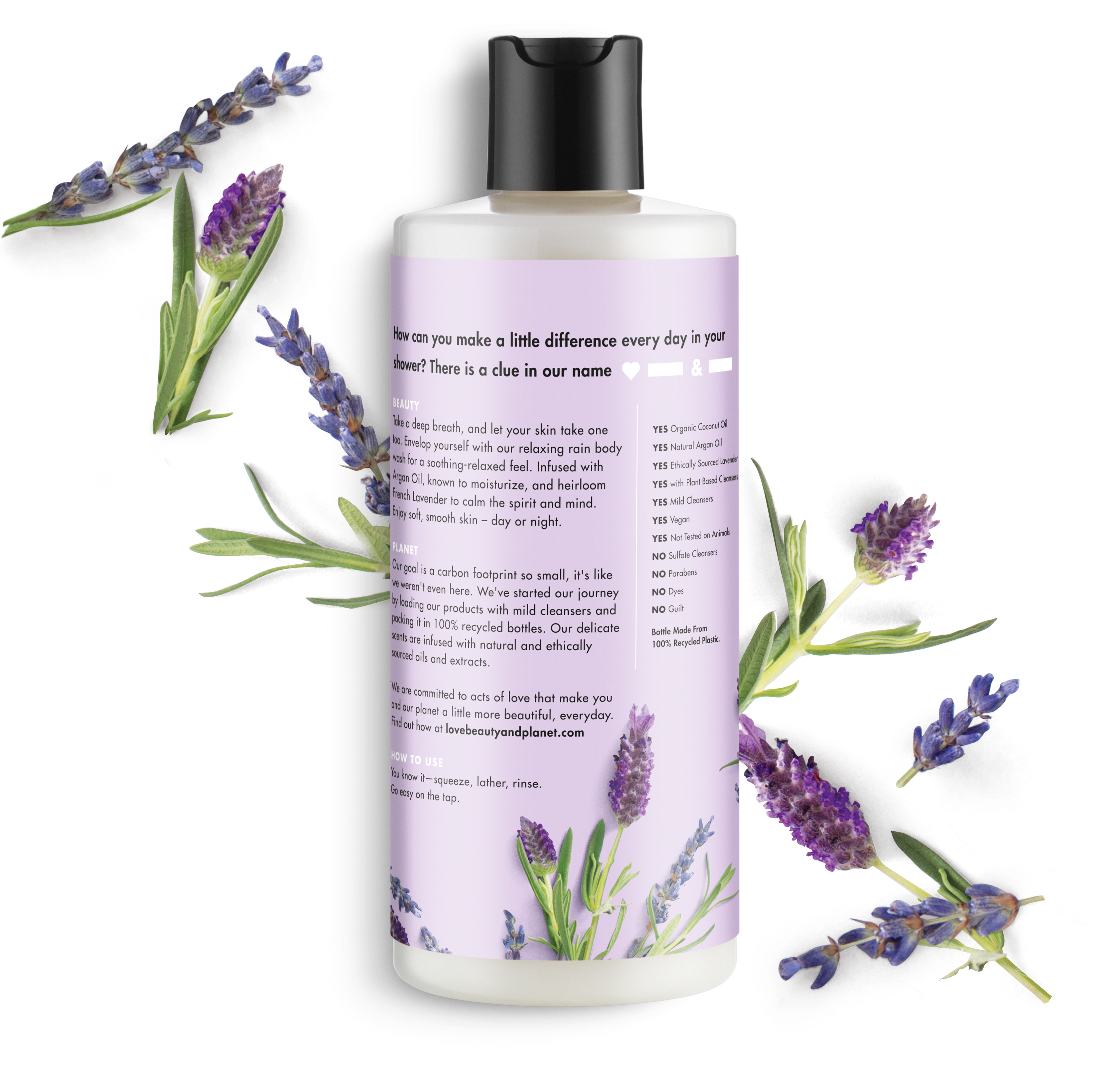 Transparent Lavender Rosemary Image Transparent Stock - Love And Beauty Body Wash (5000x5000), Png Download