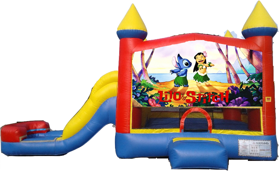 Water - Dizzy Lilo & Stitch Smashed Wall Decal Graphic (960x720), Png Download