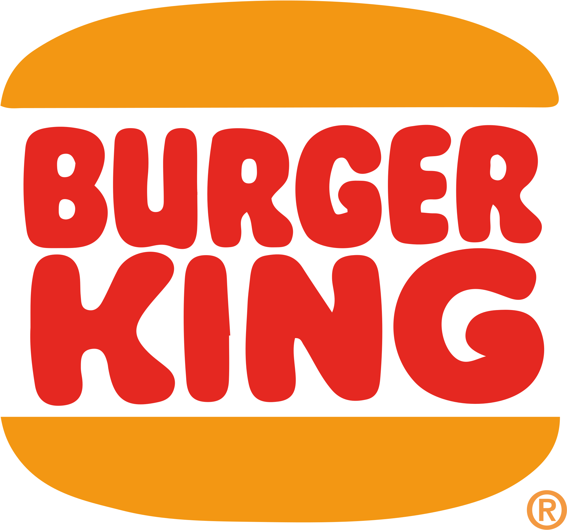 Open - Burger King Logo 1969 (2000x1894), Png Download