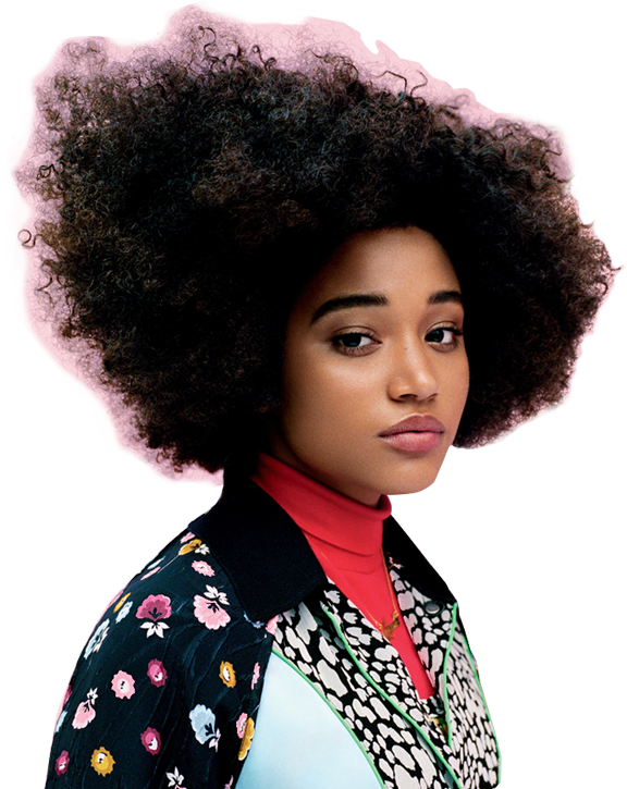 Amandla Stenberg Beyonce (576x725), Png Download