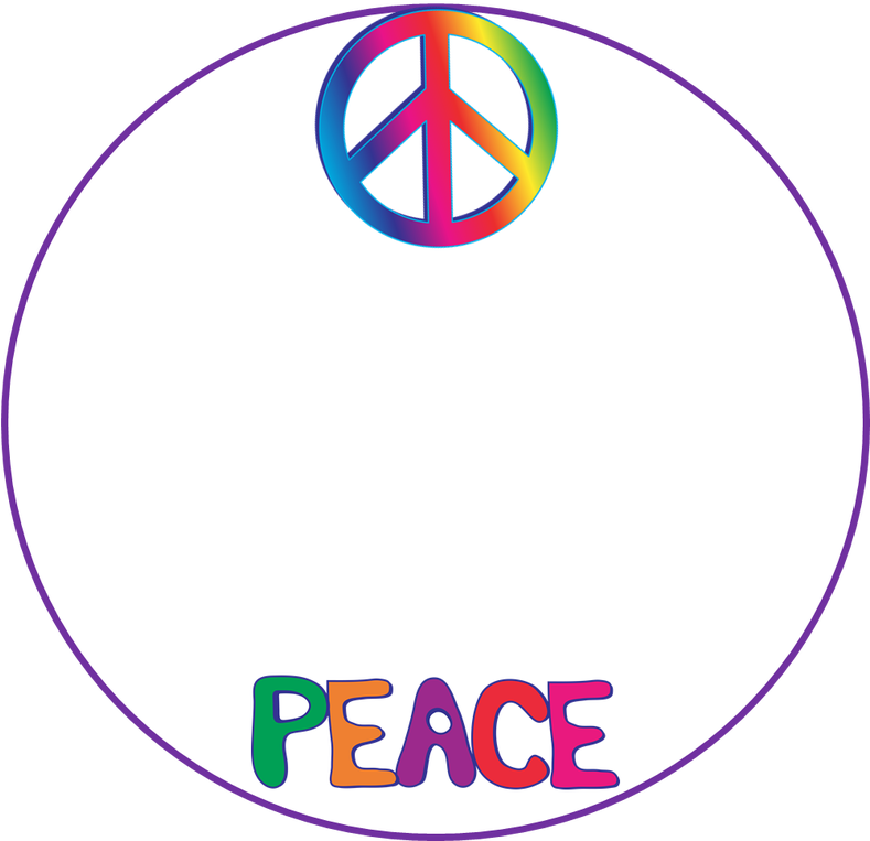 Fiesta Hippy Kit Para Imprimir Gratis Peace - Fiesta Mart (788x800), Png Download