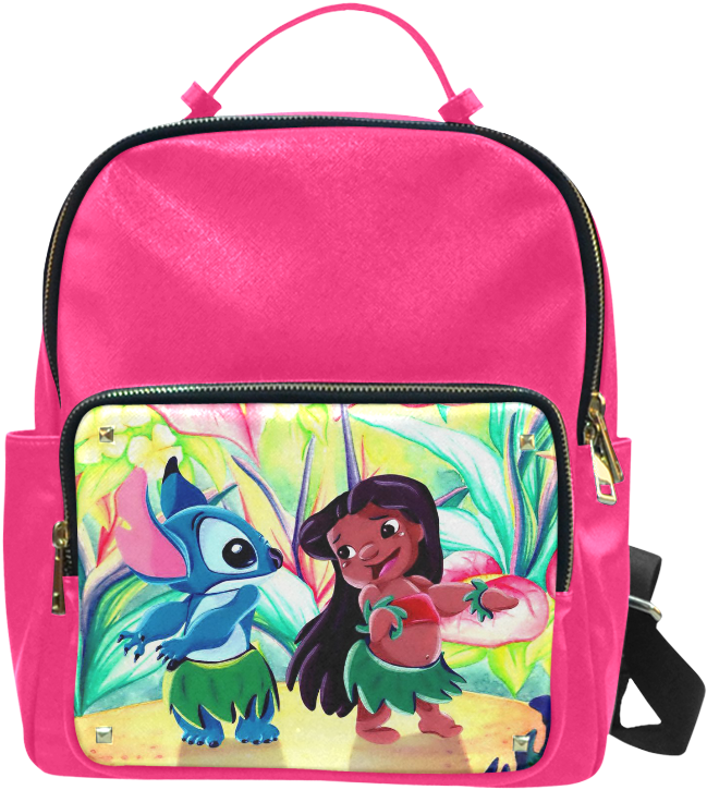 Psylocke Genuine Leather School Backpack In Lilo And - Backpack (1000x1000), Png Download