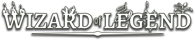 Wizard Of Legend Drop Shadow Logo (860x200), Png Download
