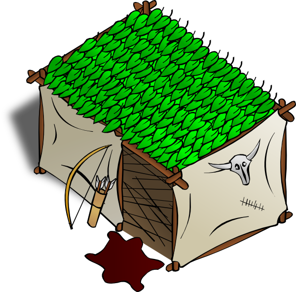 Rpg Map Hunter Hut Symbol - House & Tent Clipart (600x592), Png Download