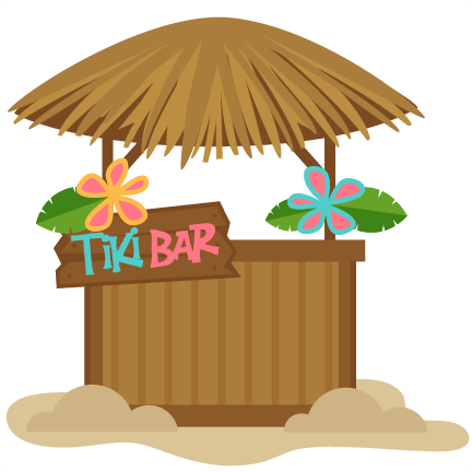 Bar Clipart Tiki Hut - Tiki Bar Clip Art (432x432), Png Download
