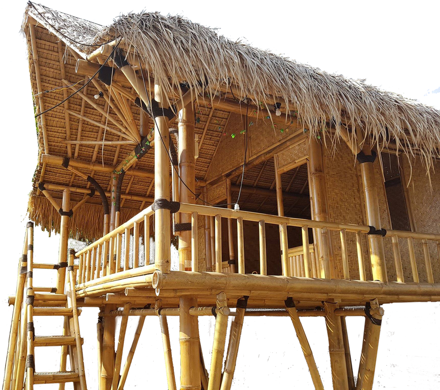 Bamboo Hut Png Transparent Bamboo Hut - Bamboo Hut Png (1024x768), Png Download