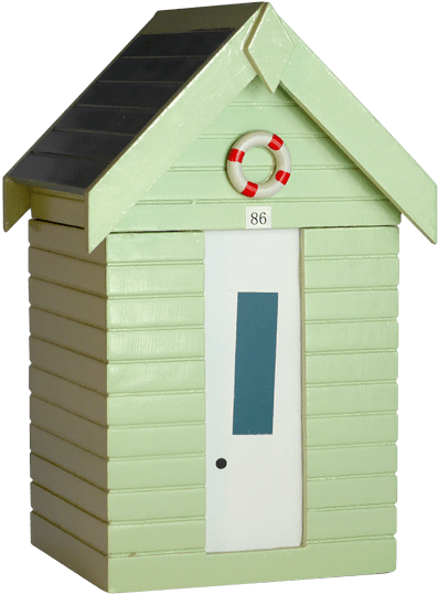 Pastel Green Beachhut - Beach Hut (570x570), Png Download