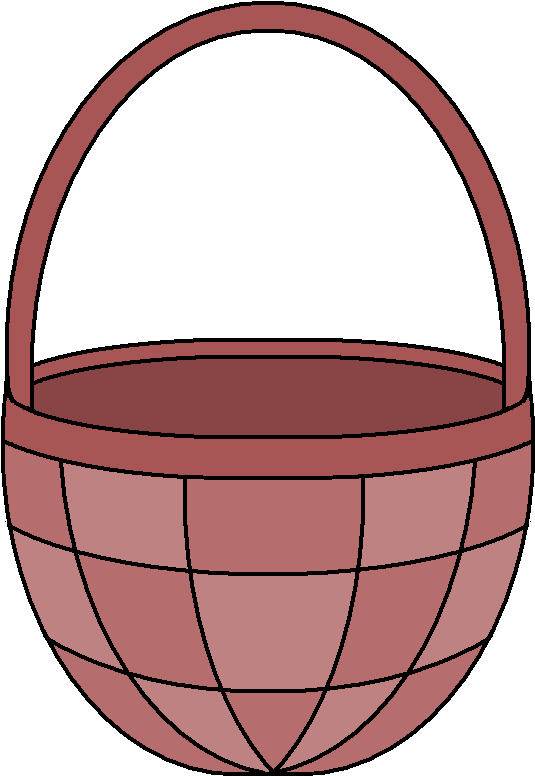 Empty Easter Basket Png Image - Empty Easter Basket Clipart (568x786), Png Download