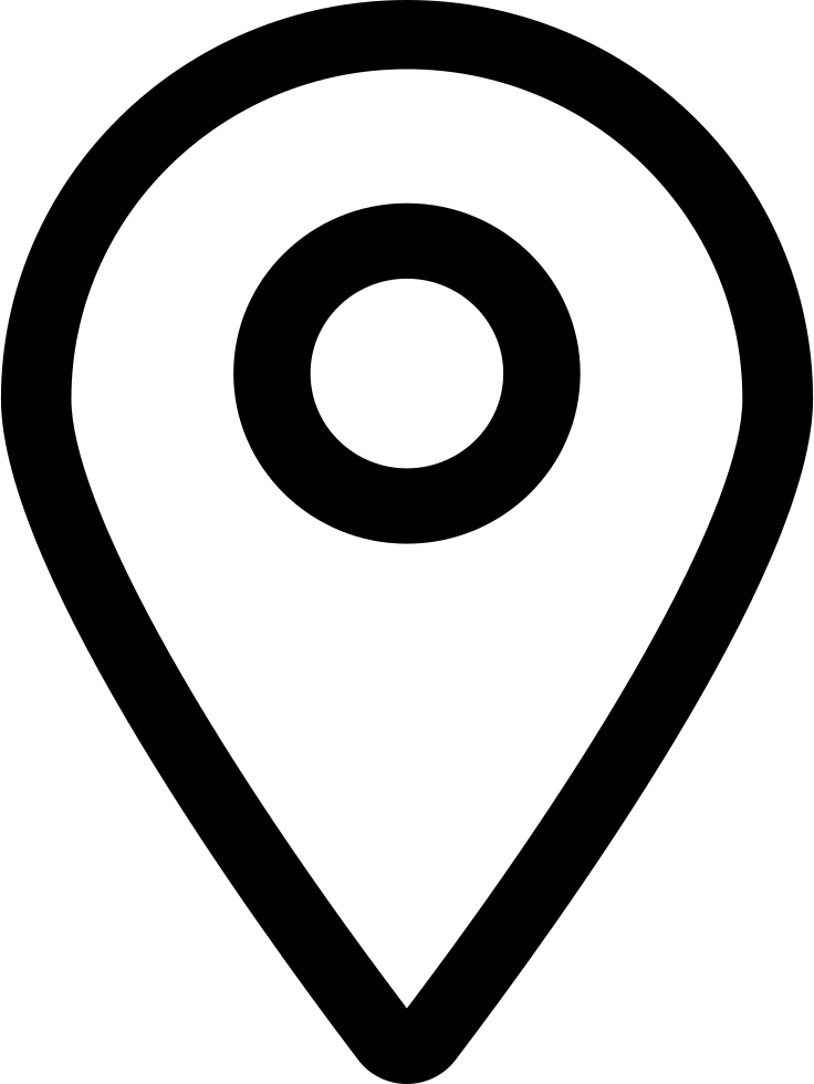 Location Icon Outline Png (736x980), Png Download