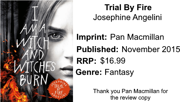 The Exhilaratingly Seductive New Series From The Author - Trial By Fire By Josephine Angelini (600x330), Png Download