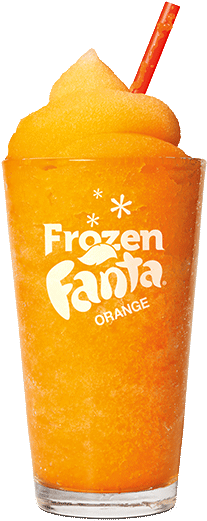 Burger King - Burger King Frozen Fanta Orange (500x540), Png Download