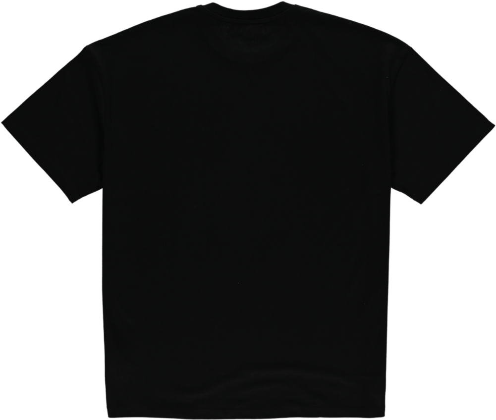 Oversized T Shirt, White Man, Streetwear - Black Tshirt Back Png (1000x1000), Png Download