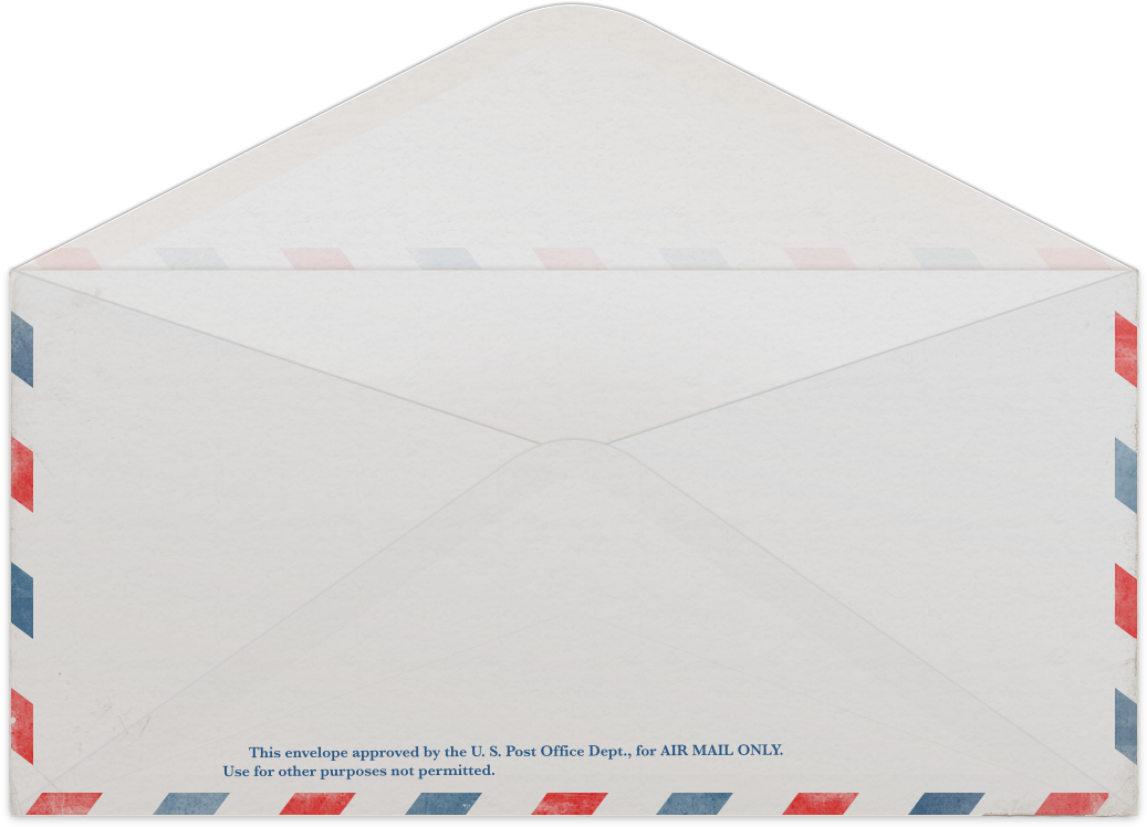 Airmail Advertising Stock Photography - Envelope (1400x800), Png Download