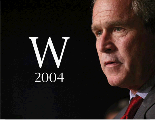 Hillary Clinton's Campaign Just Unveiled Its New Logo - Bush 2004 Campaign Poster (640x480), Png Download