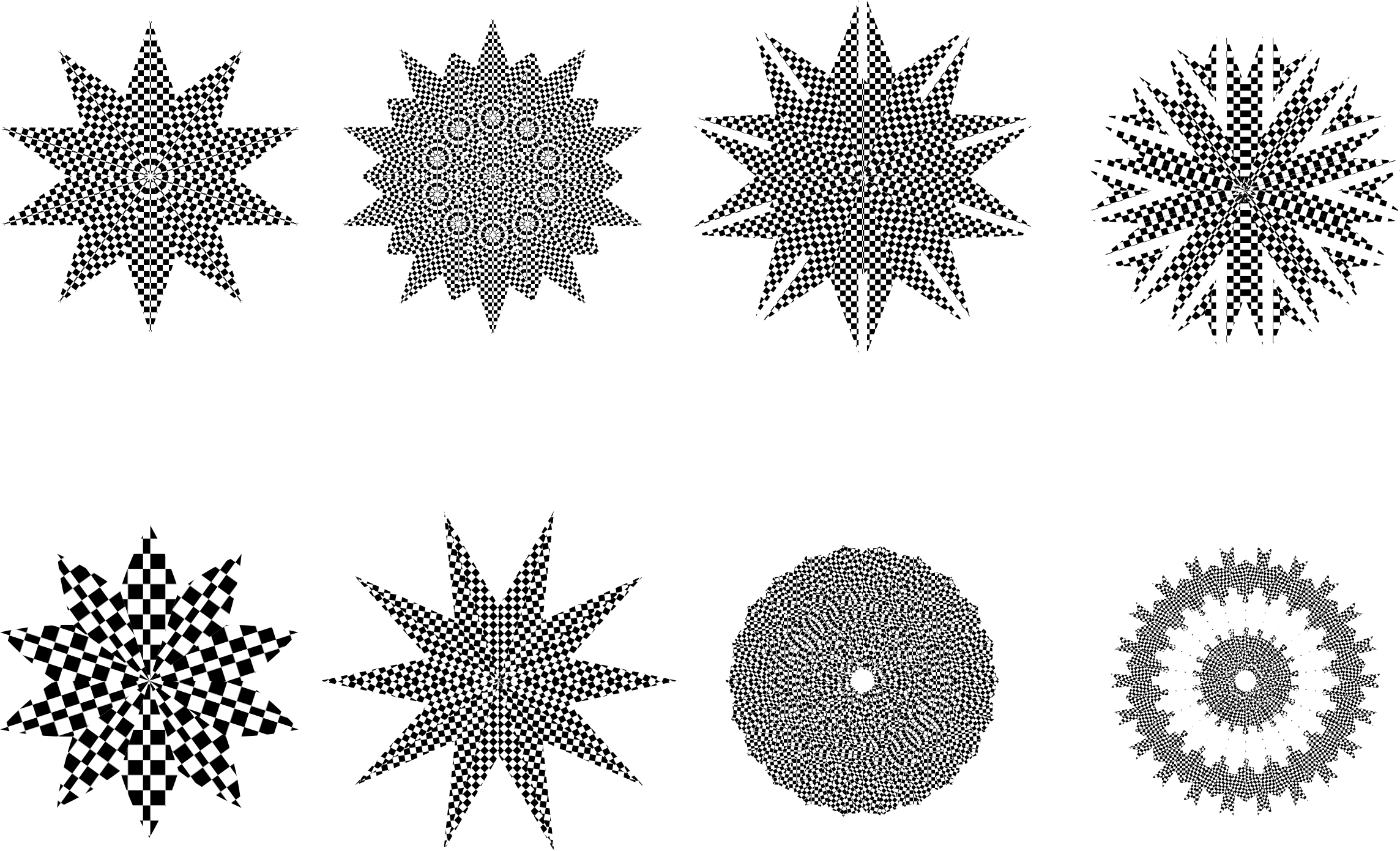 This Free Icons Png Design Of Checkerboard Shapes (2288x1390), Png Download