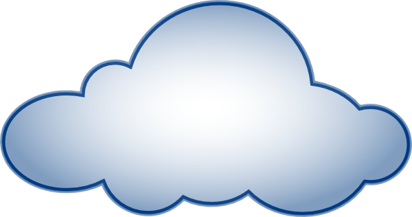 Vector Black And White Stock Clip Art Panda Free Images - Cloud Clipart (600x316), Png Download