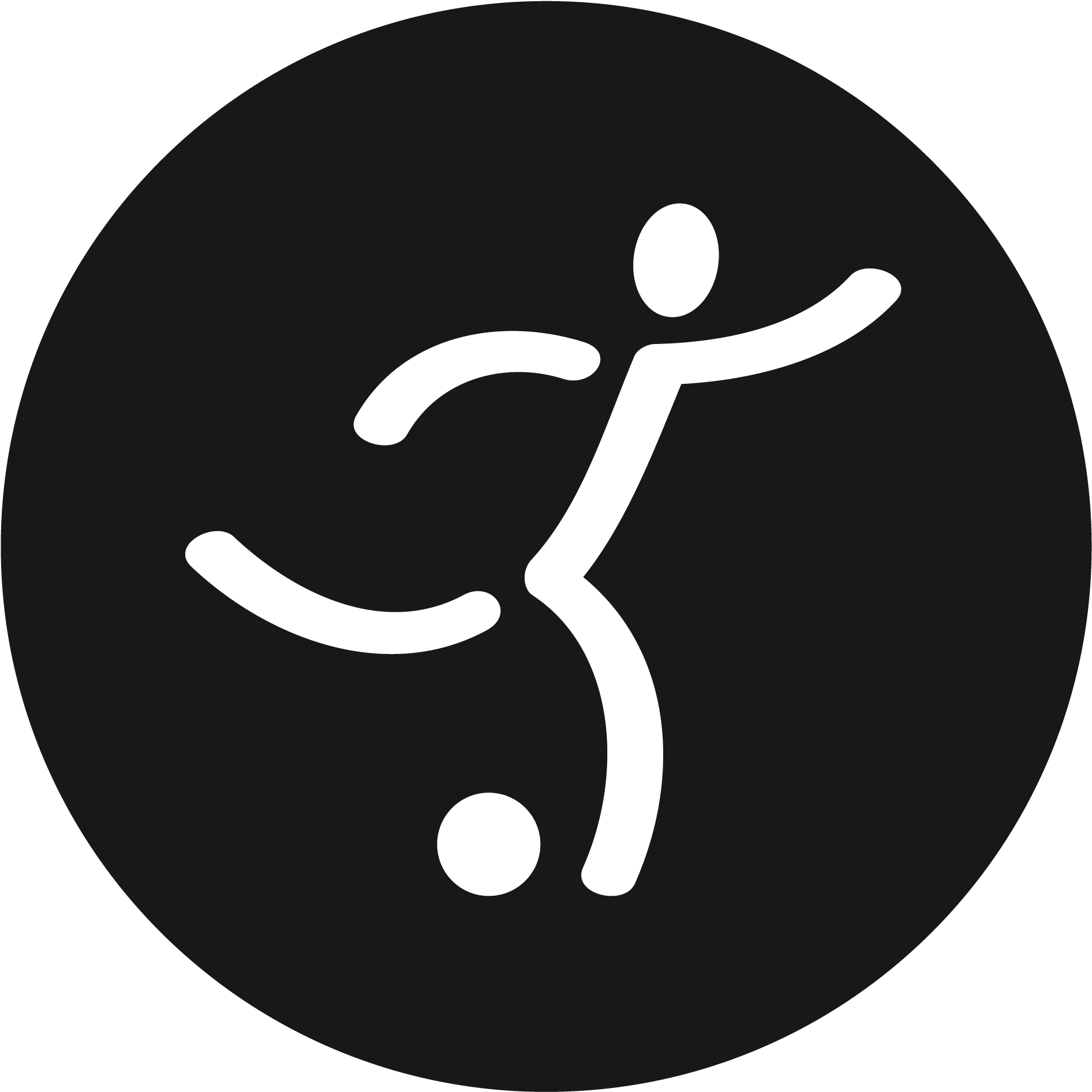 Softball Icon - Cross Country Skiing Circle (3300x2550), Png Download