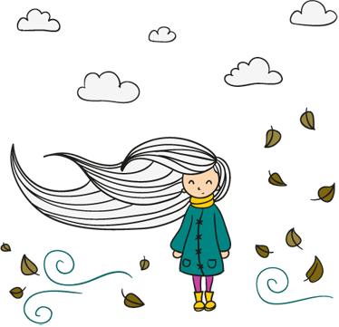 Wind Blows Kids Sticker - El Fabricante De Sueños [book] (374x361), Png Download