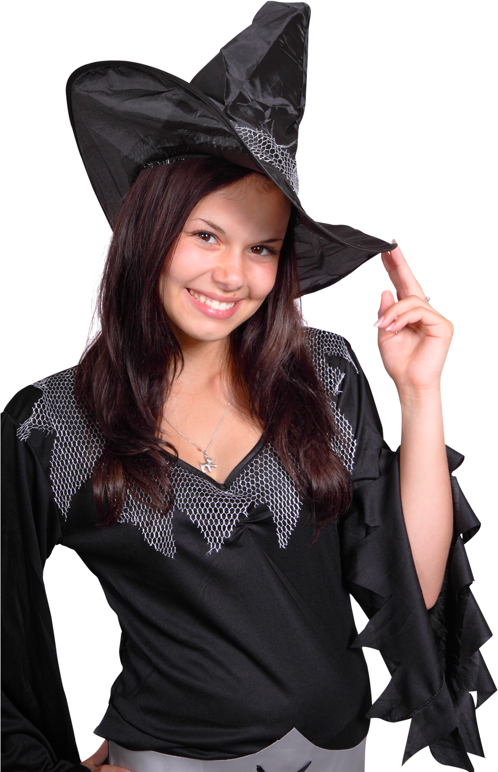 Halloween Witch Girl Png (1024x1581), Png Download