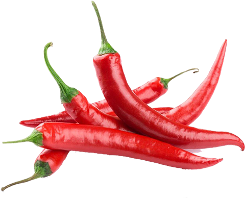 Hot Peppers - Red Hot Peppers Png (500x400), Png Download