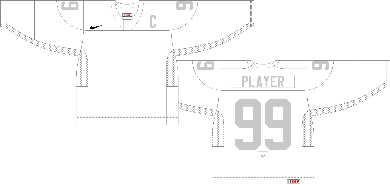 Nike Swift Template By Ryan Haslett - Under Armour Practice Jersey Hockey (1371x666), Png Download