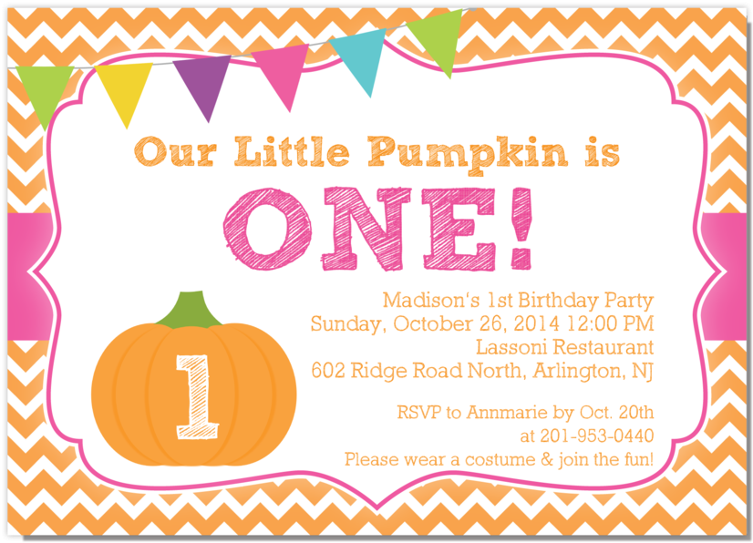 Our Little Pumpkin (1000x714), Png Download