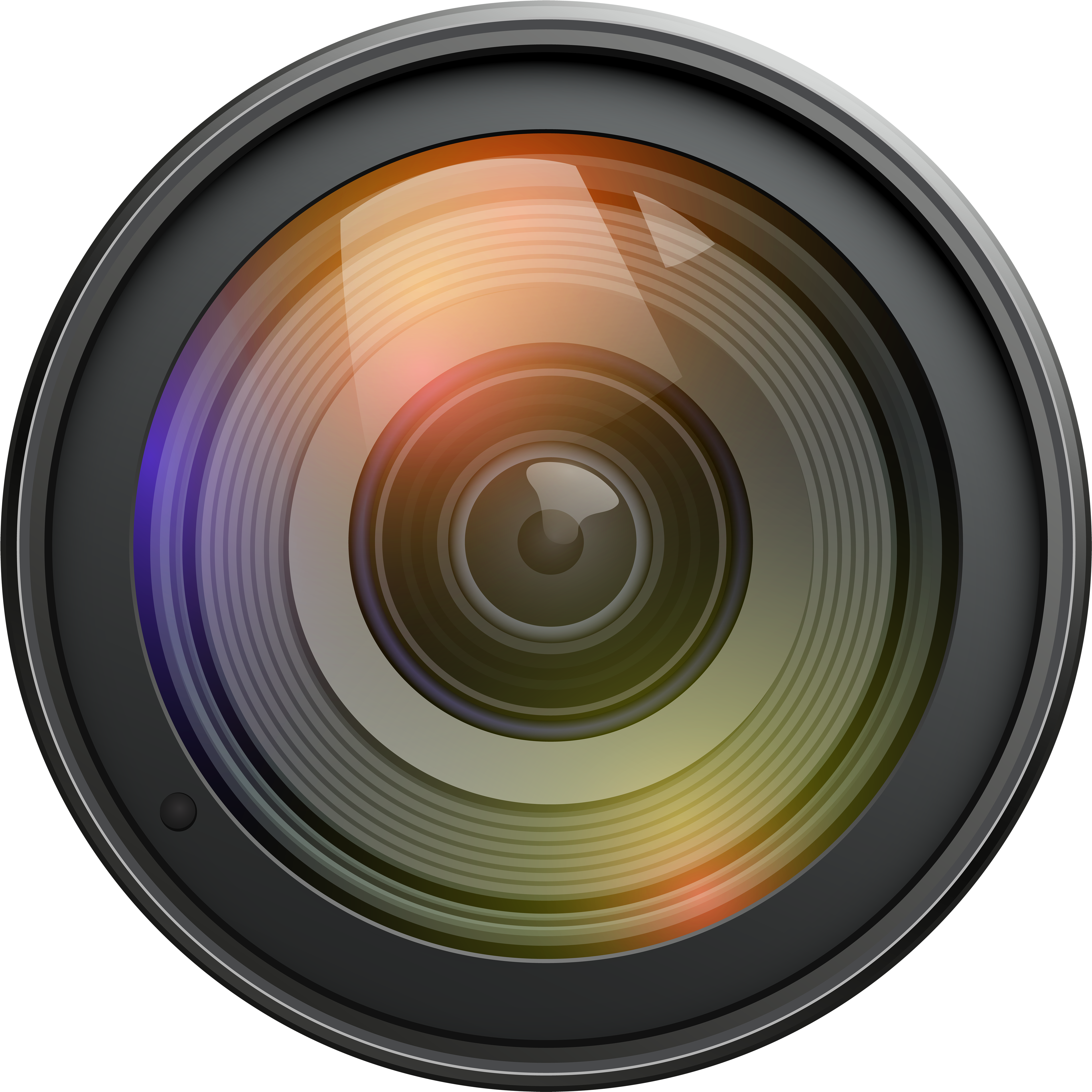 Lens Transparent Png Clip Art - Camera Lens Png (5000x4984), Png Download