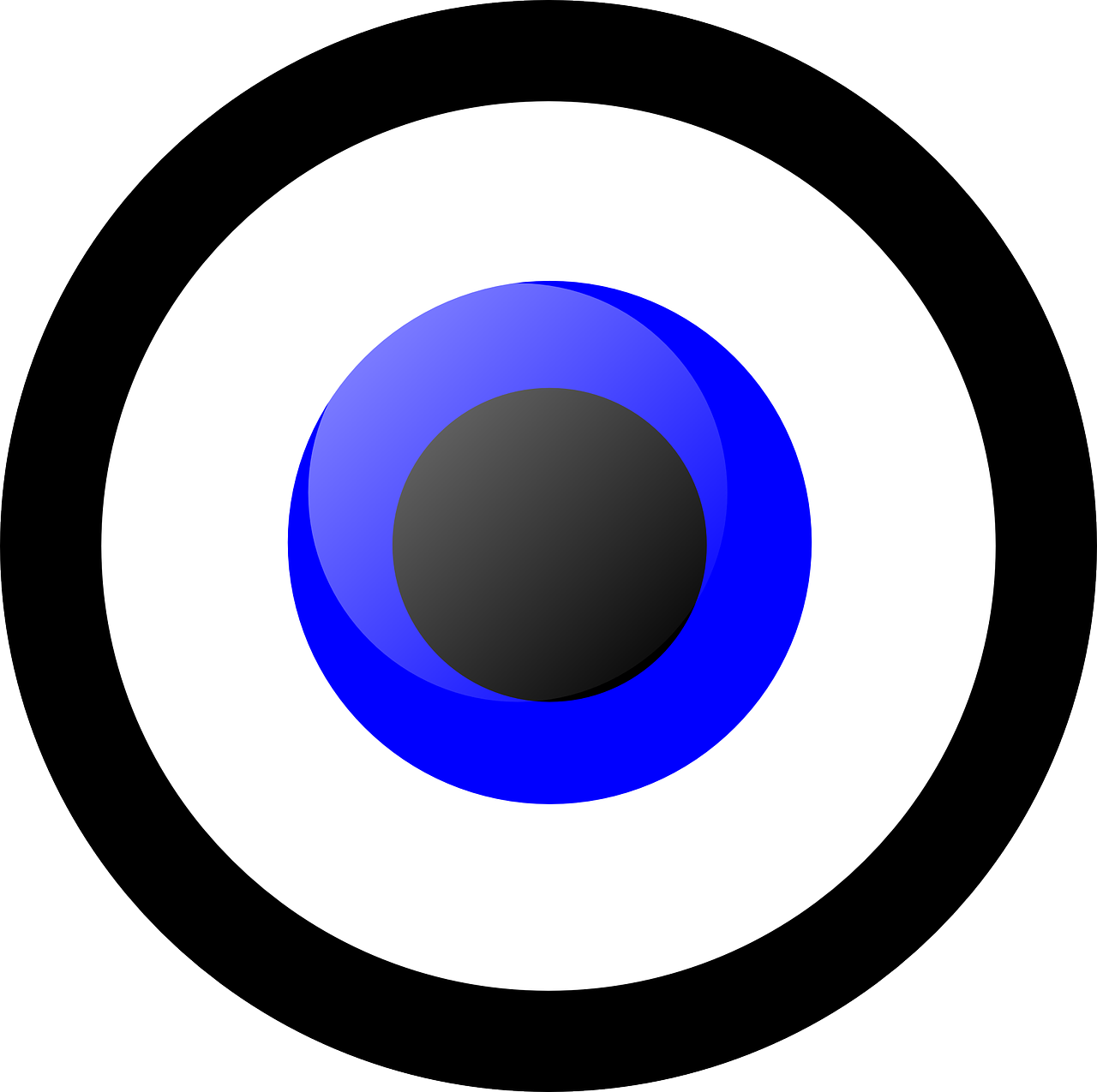 Eye, Abstract, Eyeball - Znak Zakaz Ruchu Pieszych (640x637), Png Download