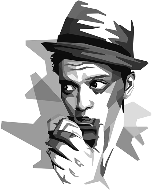 Bruno Mars Png Transparent Image - Bruno Mars Art Png (600x633), Png Download