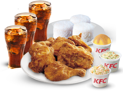 Streetwise Bucket Meal - Kfc Combo Meal Philippines (394x364), Png Download