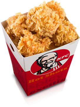 Kfc Funshots - Kfc Menu Hot Shots (394x364), Png Download
