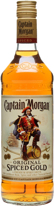 Captain Morgan - Captain Morgan Original Spiced Gold Spiced Rum (540x720), Png Download