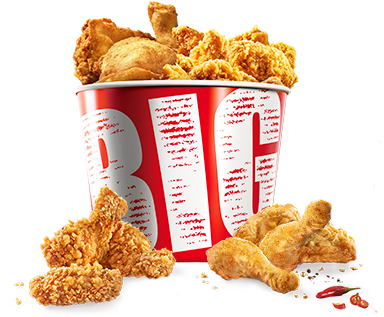 Kfc Chicken Bucket Png Download - Crispy Fried Chicken (400x400), Png Download