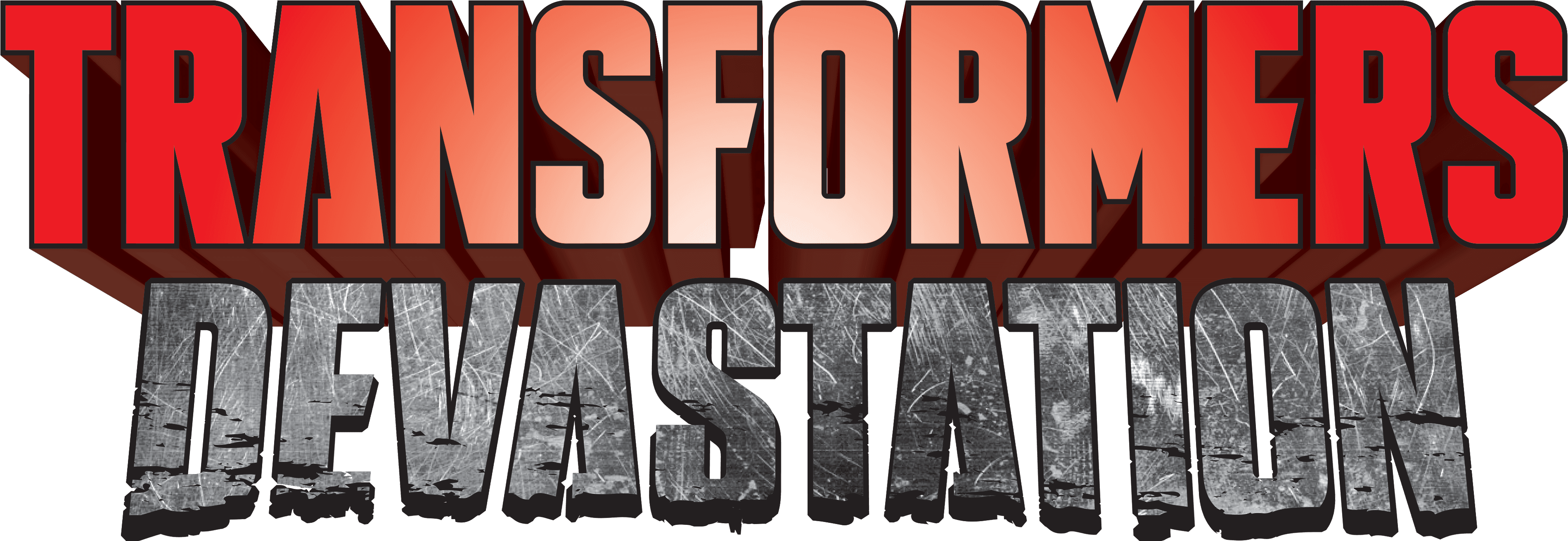 Game Logo - Activision Transformers Devastation Xbox One (4606x1624), Png Download