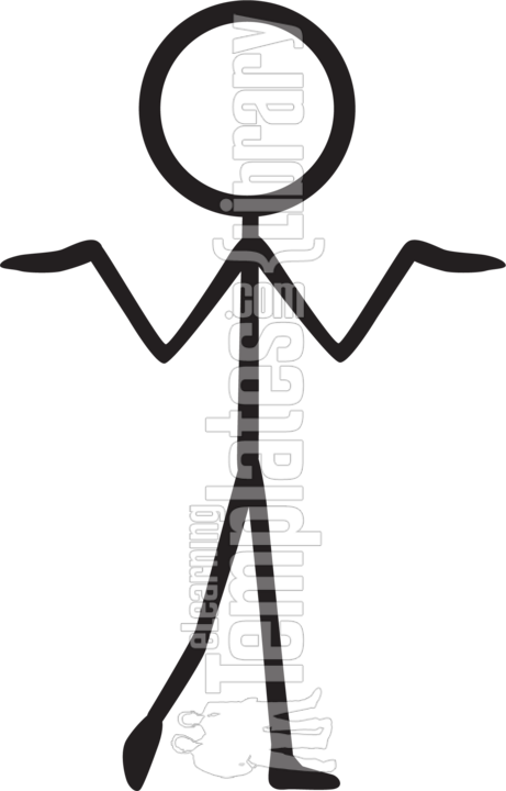 Stick Figures Svg Black And White Library - Transparent Image Of A Stick Figure (461x720), Png Download