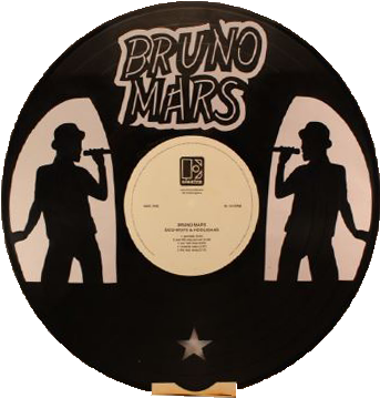 Bruno Mars - Cd (393x382), Png Download