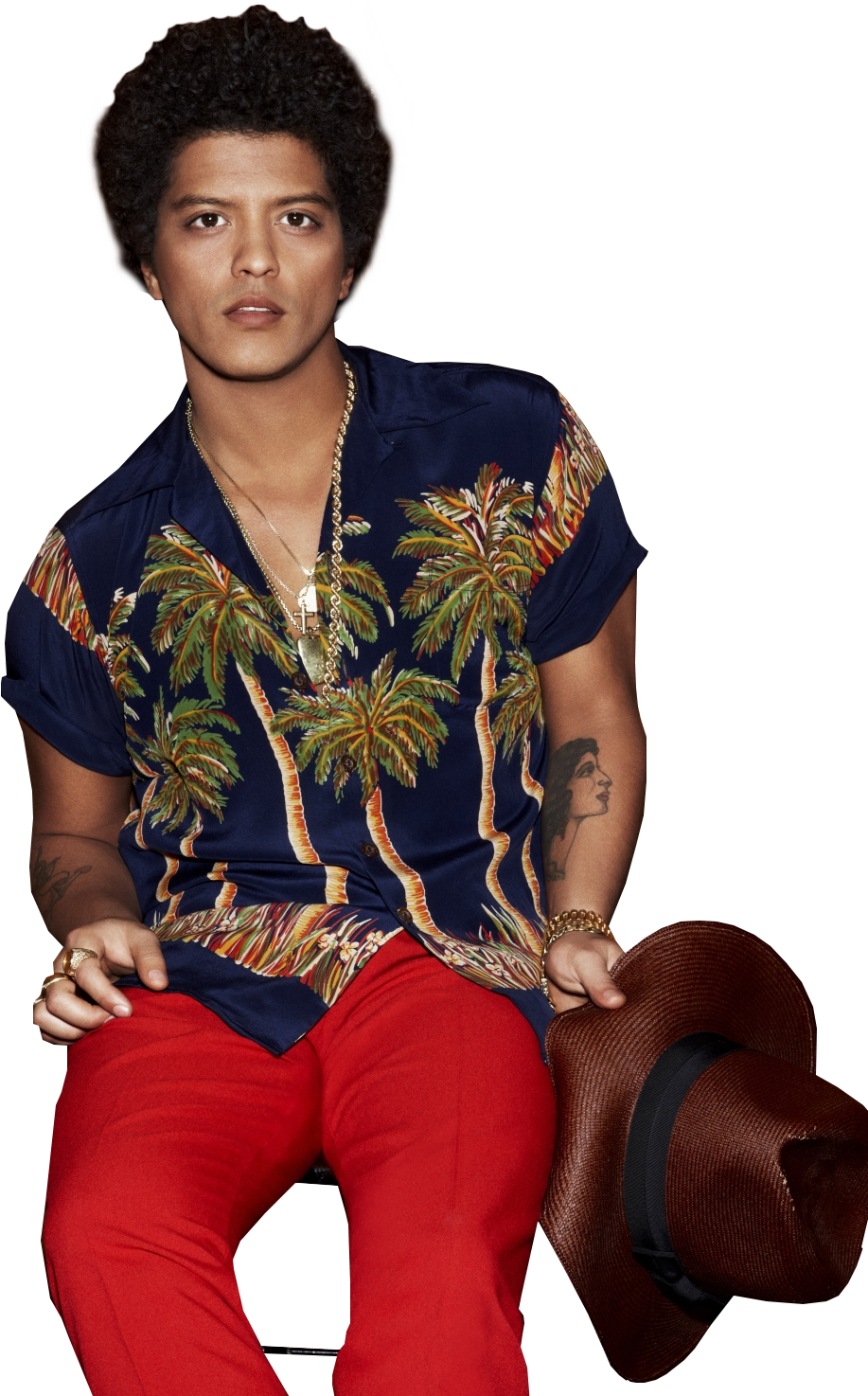 Bruno Mars Retro Style (1198x1599), Png Download