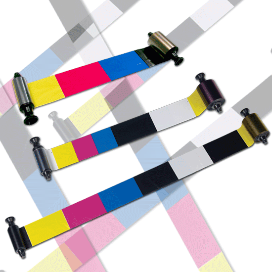 Cintas Color Pebble Y Dualys - Evolis R3011 200pages Printer Ribbon Printer Ribbons (550x550), Png Download