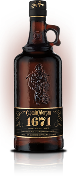 Image - Captain Morgan 1971 (259x587), Png Download