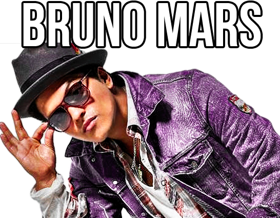 Concerto Bruno Mars - Bruno Mars (546x425), Png Download